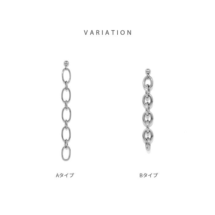 j3413-23 ボディピアス 16G 軟骨ピアス サージカルステンレス チェーン 鎖 金属アレルギー対応 重厚感 パンクファッション おしゃれ クール スタイリッシュ 存在感 chain くさり かわいい かっこいい メンズ メタル 軟骨 ピアス なんこつぴあす 片耳用