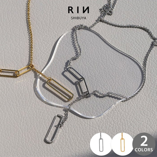nec-110 ネックレス チェーン チェーンネックレス ロングネックレス ロング レディース メンズ 金属アレルギー 金属アレルギー対応 つけっぱなし チタン 76cm シルバー ゴールド ラリエット シンプル アクセサリー 普段使い 凛