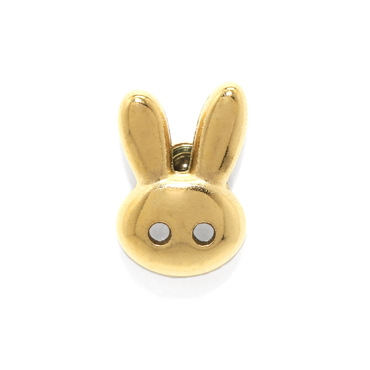 t9972-010 ボディピアス 金アレ対応 つけっぱなし 軟骨ピアス 16G うさぎ 小さめ 金属アレルギー対応 ピアス メンズ レディース シンプル シルバー ゴールド おしゃれ かわいい フラット 小ぶり デイリー 日常使い なんこつぴあす 片耳用