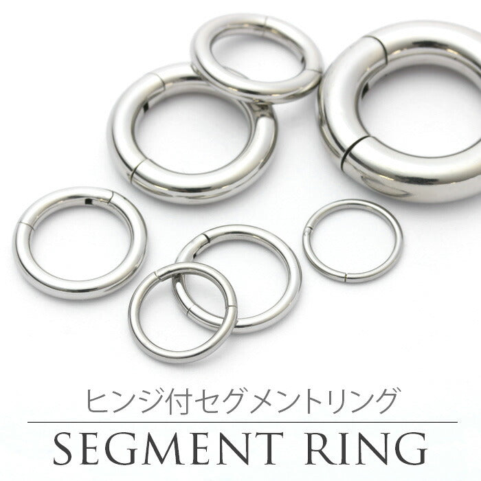 h1132-262-2g ボディピアス リング 軟骨ピアス 2G セグメントリング ワンタッチ サージカルステンレス 金属アレルギー対応 シルバー シンプル ボディーピアス 軟骨用 セグメント リングピアス ステンレス ボディピ メンズ レディース 軟骨 ピアス