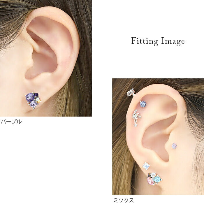 【全品送料無料】 軟骨ピアス 16G ボディピアス かわいい キャッチ チャーム サージカルステンレス 金属アレルギー対応 つけっぱなし ファーストピアス セカンドピアス キラキラ ジュエル おしゃれ ボディーピアス トラガス 片耳用 メンズ 軟骨 ピアス ボディーピアス