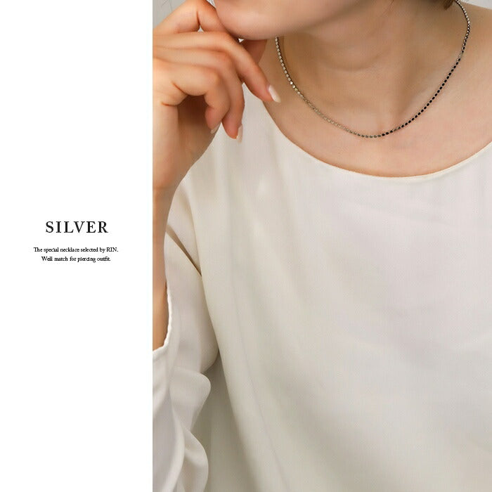 ▲ nec-2 ネックレス 金属アレルギー対応 チェーン レディース メンズ シルバー ゴールド チェーンのみ シンプル 18k 18金 k18 ボールチェーン アジャスター カニカン アクセサリー ジュエリー  ロジウムコーティング 18kコーティング かわいい おしゃれ 上品 華奢