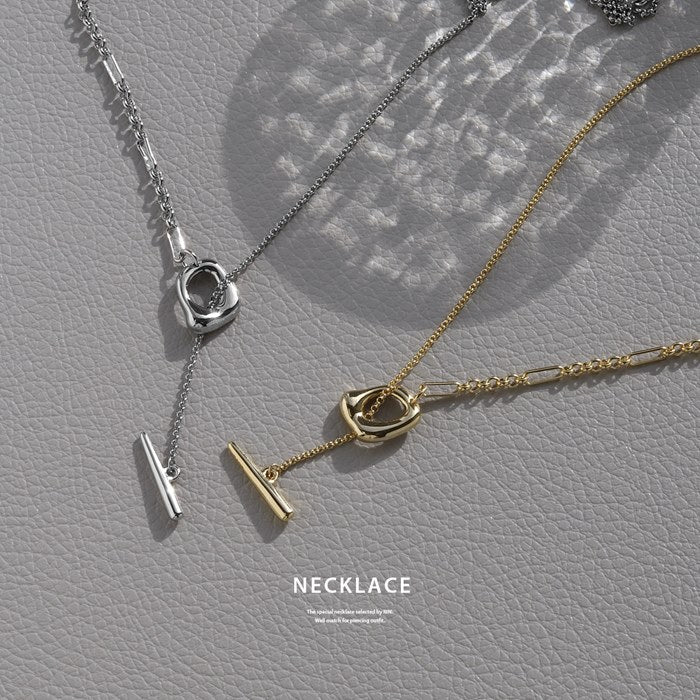 nec-92 ネックレス レディース チェーン チェーンネックレス シンプル マンテルネックレス ロングネックレス ロング 72.5cm 18k ロジウムコーティング カジュアル シンプル シルバー ゴールド かわいい おしゃれ 大人 上品 フォーマル トグル 凛