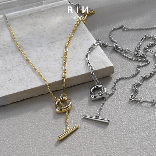 nec-92 ネックレス レディース チェーン チェーンネックレス シンプル マンテルネックレス ロングネックレス ロング 72.5cm 18k ロジウムコーティング カジュアル シンプル シルバー ゴールド かわいい おしゃれ 大人 上品 フォーマル トグル 凛