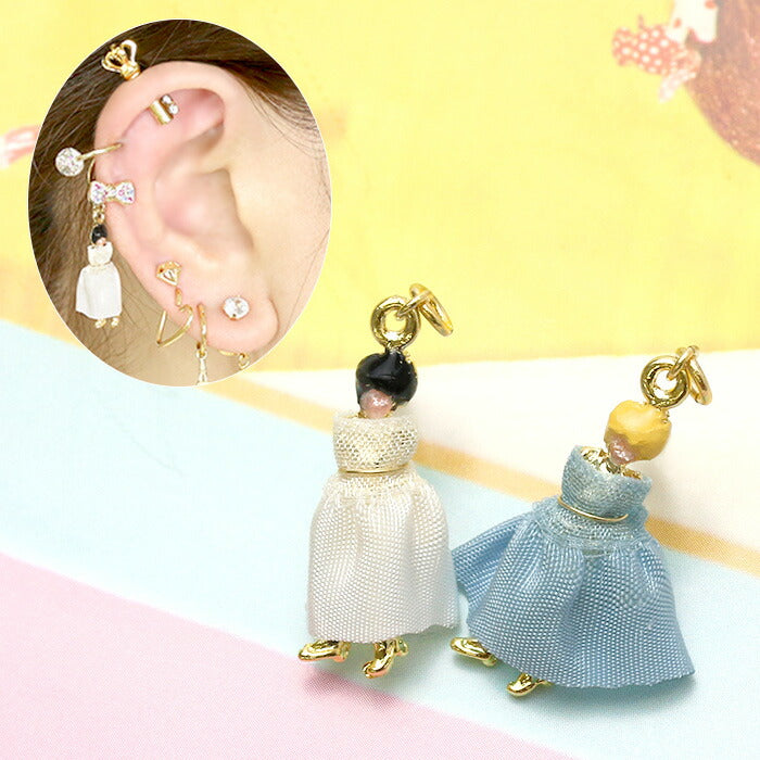 【廃盤】 チャーム プリンセス 姫 ドール カスタマイズ ボディピアス 14G 16G 18G ボディーピアス 軟骨ピアス ピアス ゆめかわいい「BP」「CHA」「ORI」