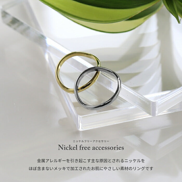 ring-28 リング 指輪 レディース シルバー ゴールド シンプル 18k 18金 9号 11号 13号 ファッションリング ロジウムコーティング ゴールドリング シルバーリング 大人 ハンドメイド かわいい おしゃれ 変形 V字 大人可愛い 重ね付け 華奢 細い 凛