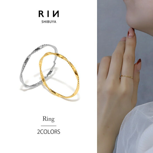 ring-70 リング 指輪 サークルリング レディース アクセサリー 5号 7号 9号 11号 13号 低アレルギー シルバー  ゴールド シンプル 金属アレルギー ファッションリング ゴールドリング シルバーリング 細い 華奢 きれいめ 凛