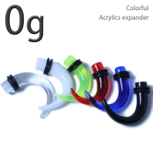【全品送料無料】 ボディピアス 軟骨ピアス 0G 0G 拡張器 エキスパンダー メンズ ニードル クロウ ラージゲージ 0ゲージ ピアス メンズ レディス 耳 片耳 両耳 半透明 アクリルエキスパンダー