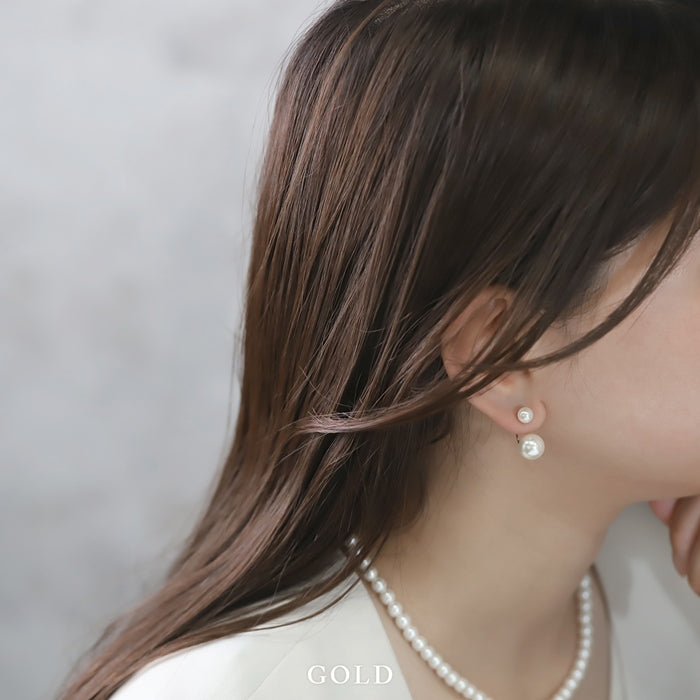 fp-056 ピアス パール 18k 18金 金属アレルギー パールピアス レディース ニッケルフリー レディース セカンドピアス ポストピアス シルバー ゴールド 18kコーティング スタッドピアス シンプル 真珠 かわいい 上品 きれいめ 耳たぶ 【両耳用・2個売り】
