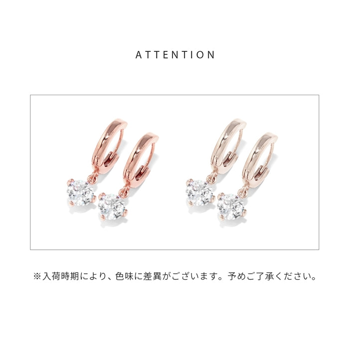 fp-085 ピアス 金属アレルギー キャッチレス フープピアス リングピアス ニッケルフリー 18k 18金 18kコーティング レディース セカンドピアス シンプル ワンタッチピアス シルバー ゴールド ピングゴールド かわいい 上品 耳たぶ ジュエル 【両耳用・2個売り】
