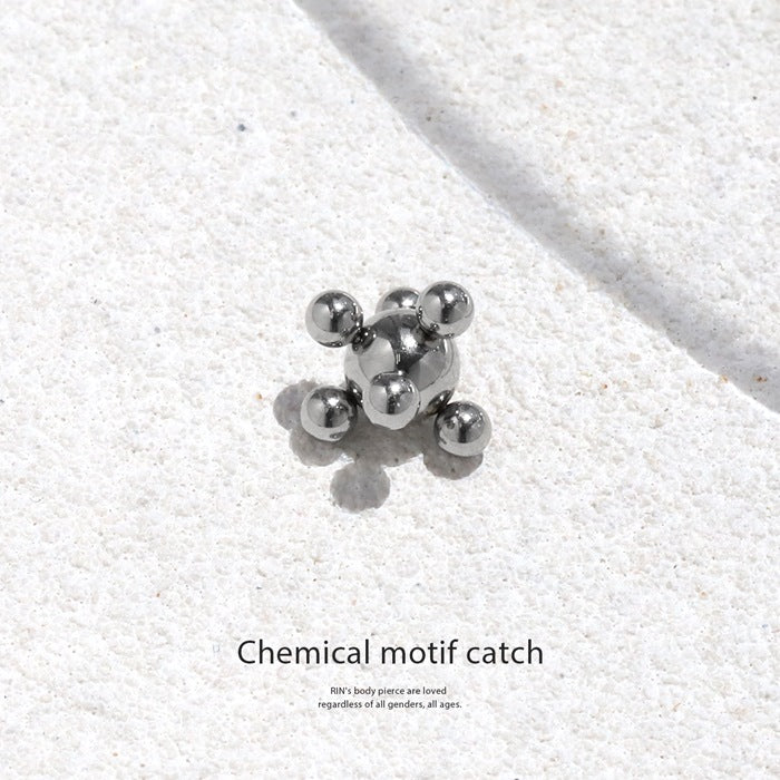 h622-0008-c ボディピアス キャッチ 14G 16G 18G 12G ボール スタイリッシュ シルバー 軟骨ピアス メンズ ピアス パーツ カスタマイズ ピアス ユニセックス ボディーピアス カスタマイズ「BP」「CUS」|16ゲージ 14ゲージ 軟骨用 12ゲージ 18ゲージ「colsv」