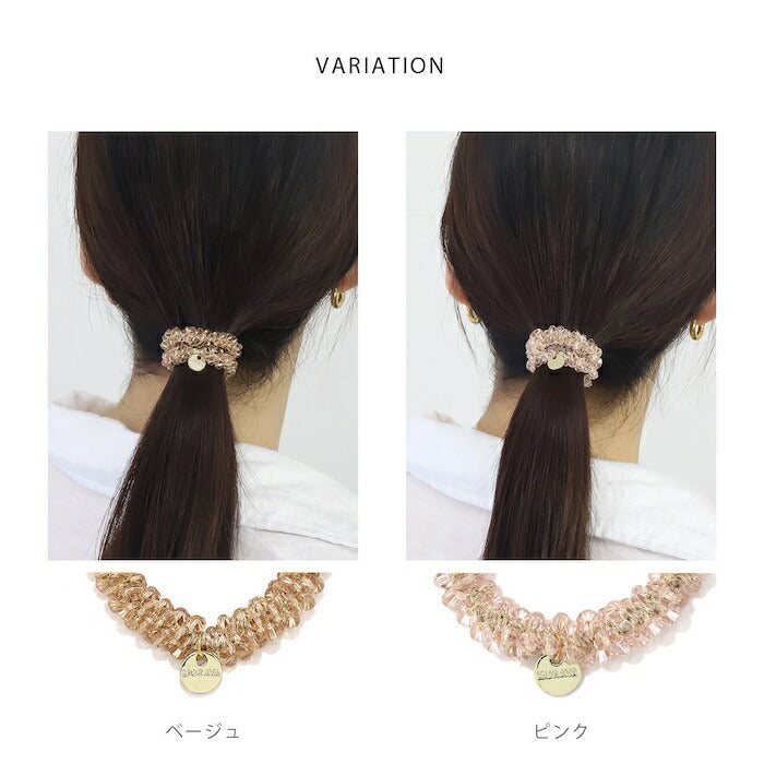 ha-008 ヘアゴム パール ヘアアクセサリー ビーズゴム レディース 学生 キッズ 大人 仕事 オフィス キレイ かわいい 普段使い ベージュ ピンク ネイビー グレー ダークグレー ブラック ホワイトパール ベージュパール グレーパール ブラックパール アクリル