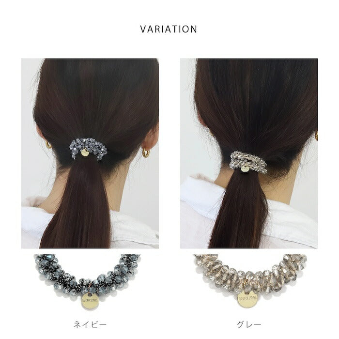 ha-008 ヘアゴム パール ヘアアクセサリー ビーズゴム レディース 学生 キッズ 大人 仕事 オフィス キレイ かわいい 普段使い ベージュ ピンク ネイビー グレー ダークグレー ブラック ホワイトパール ベージュパール グレーパール ブラックパール アクリル