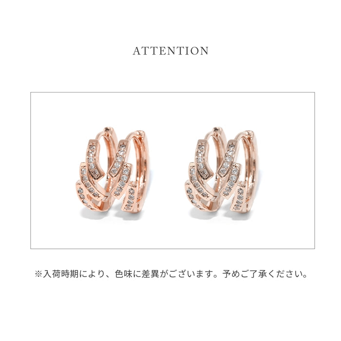 ★j251-3 【両耳用】 ピアス キャッチレス フープピアス リングピアス レディース おしゃれ かわいい 落ちない 小ぶり シンプル ジュエル ストーン 小さい リング ワンタッチ ビジュー 真鍮 リング 上品 きれいめ 華奢 耳たぶ