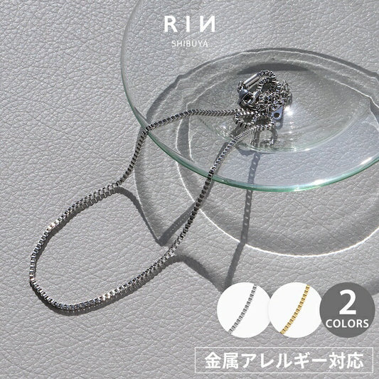 nec-106 ネックレス チェーン チェーンネックレス レディース  サージカルステンレス ベネチアンチェーン ステンレス 金属アレルギー 金属アレルギー対応 シルバー ゴールド シンプル カニカン アクセサリー 普段使い チェーンだけ チェーンのみ 凛