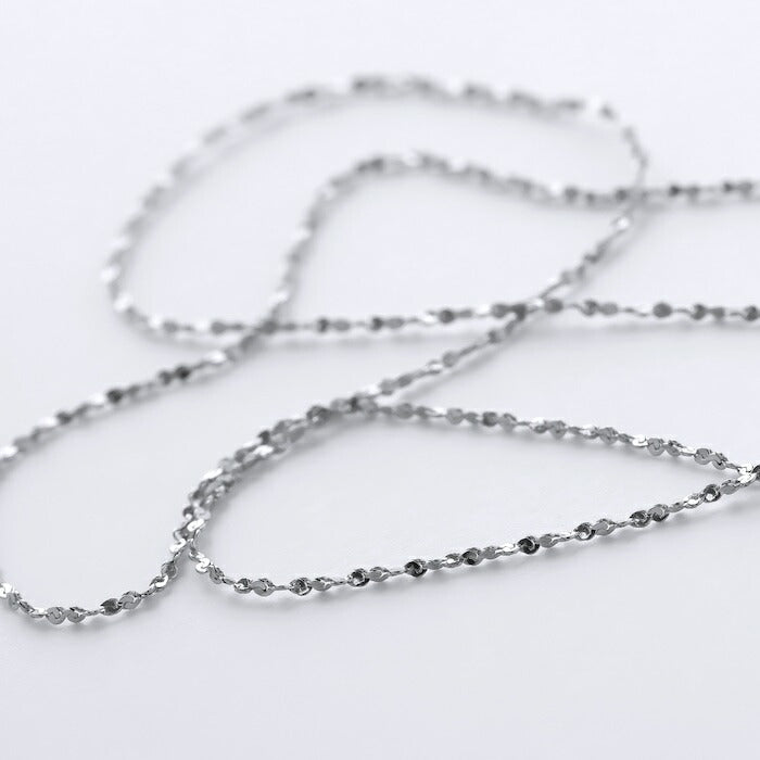 nec-116 ネックレス チェーンネックレス サージカルステンレス ペタルチェーン 金属アレルギー 金属アレルギー対応 つけっぱなし チェーンのみ 大人 レディース シンプル かわいい シルバー ゴールド 41cm 46cm 普段使い IPコーティング 凛