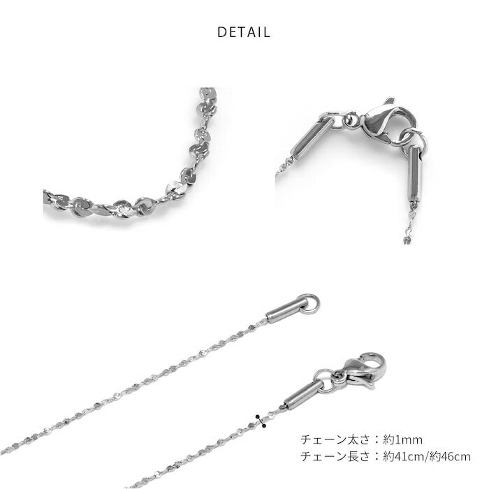 nec-116 ネックレス チェーンネックレス サージカルステンレス ペタルチェーン 金属アレルギー 金属アレルギー対応 つけっぱなし チェーンのみ 大人 レディース シンプル かわいい シルバー ゴールド 41cm 46cm 普段使い IPコーティング 凛