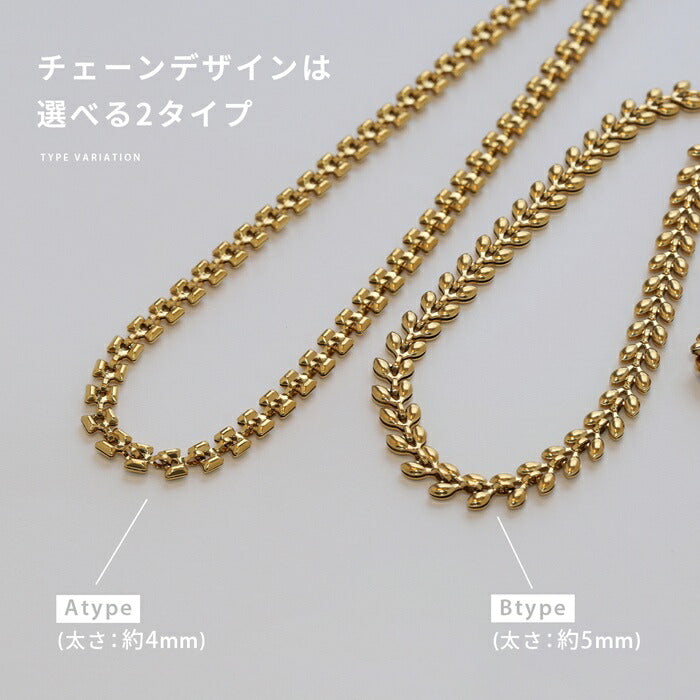 nec-127 ネックレス チェーンネックレス サージカルステンレス 金属アレルギー つけっぱなし ショート 短め アジャスター チョーカー 痒くならない ２タイプ 大人 レディース シンプル かわいい ゴールド 31cm 普段使い 凛