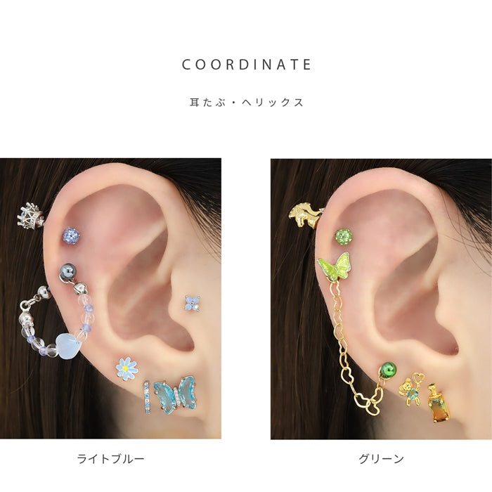 r2f-474-121-14g-gn【全品送料無料】 ボディピアス 16G 14G ストレートバーベル カラーバーベル ブルー グリーン パープル レインボー ボディーピアス 軟骨 凛 軟骨ピアス キャッチ ボディピ 16ゲージ 14ゲージ ストレート ボディピアス専門店 おしゃれ パーツ かわいい 「bl」「BP」「NAN」