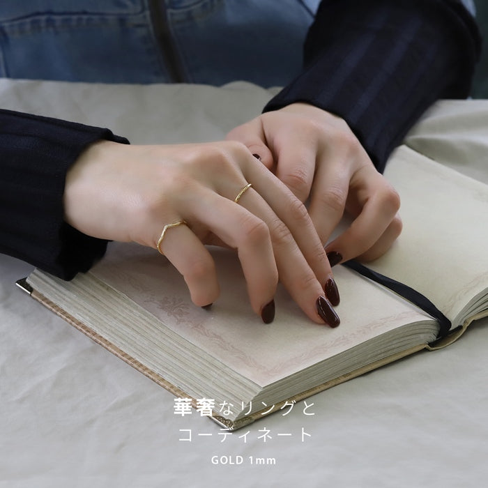 ring-27 リング 指輪 9号 11号 金属アレルギー サージカルステンレス ステンレス  アクセサリー シルバー ゴールド ピンクゴールド レディース メンズ ファッションリング おしゃれ シンプル かわいい 上品 エレガント プレゼント ギフト 重ね付け 凛
