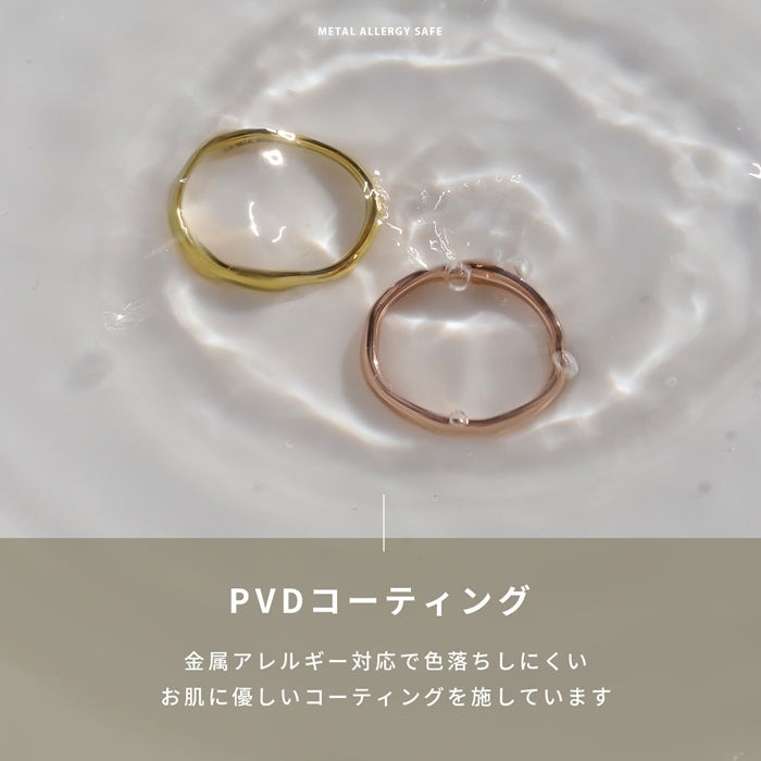 ring-27 リング 指輪 9号 11号 金属アレルギー サージカルステンレス ステンレス  アクセサリー シルバー ゴールド ピンクゴールド レディース メンズ ファッションリング おしゃれ シンプル かわいい 上品 エレガント プレゼント ギフト 重ね付け 凛