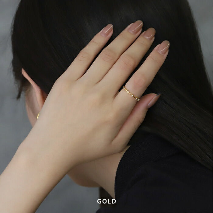 ring-98 指輪 リング 16K 5号 9号 11号 13号 真鍮 低アレルギー ロジウム レディース 女性 大人 仕事 オフィス きれい かわいい おしゃれ キラキラ エレガンス　シンプル 細め 上品 シルバー ゴールド 普段使い 凛