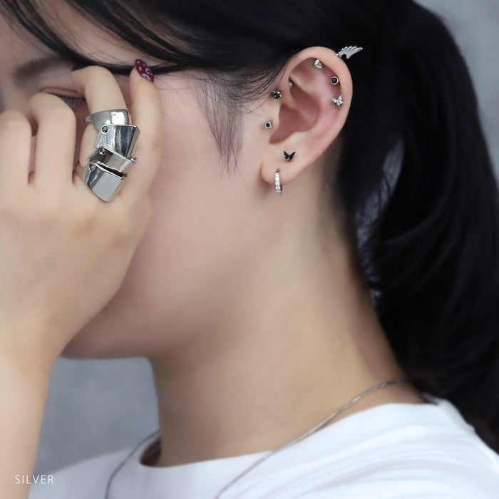 ring-99 アーマーリング 指輪 リング 鎧 甲冑 騎士 ユニセックスデザイン 15号 スタイリッシュ ハード リング