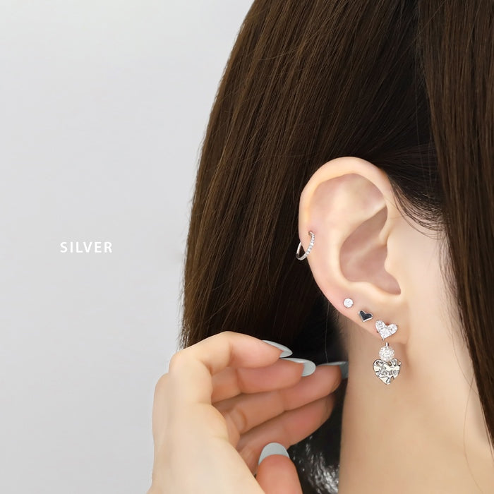 s2f-113-136-14g ボディピアス キャッチ 14G 16G ハート 12G 18G かわいい パーツ ネジ式 ジュエル カスタマイズ ボディーピアス ボディピ ピアス 14ゲージ 16ゲージ おしゃれ アクセサリー 軟骨ピアス 12ゲージ 18ゲージ ピアスパーツ 「BP」「CUS」