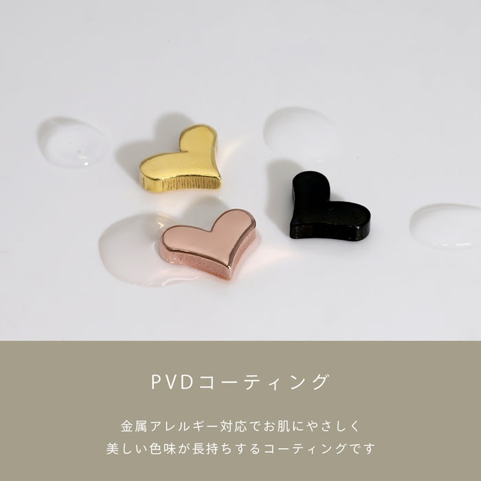 ★s2f-113-215-c キャッチ 18G 16G 14G 12G ハート サージカルステンレスシルバー ゴールド ピンク ブラック 片耳用