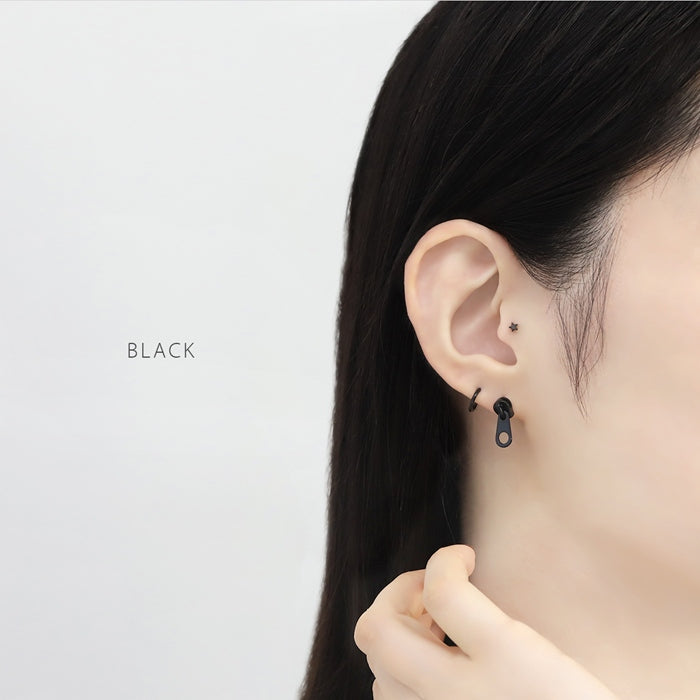 ★ s2f-113-223-c キャッチ 12G 14G 16G 18G ジッパー ファスナー チャック 個性的 スタイリッシュ クール アレンジ パーツ カスタマイズ ピアス ピアス ピアスパーツ 片耳用