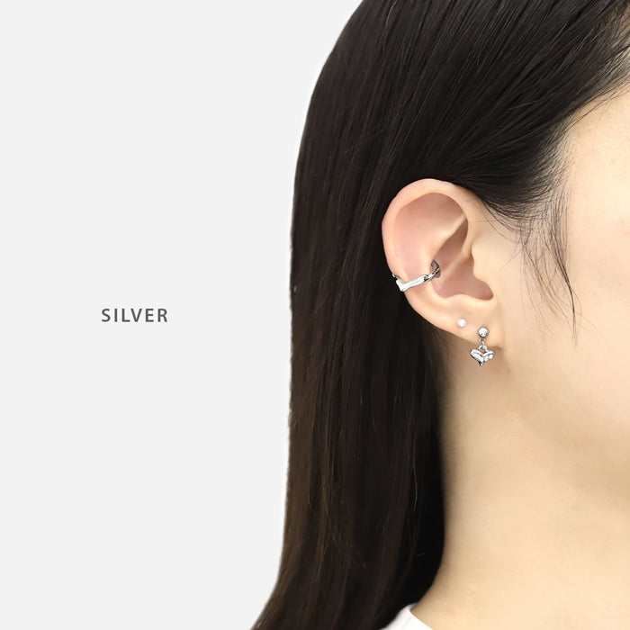 s2f-33-10-14g 軟骨ピアス 14G 16G ボディピアス かわいい サージカルステンレス ハート ジュエル ストレートバーベル 軟骨チャーム 揺れる 軟骨 ピアス ボディーピアス