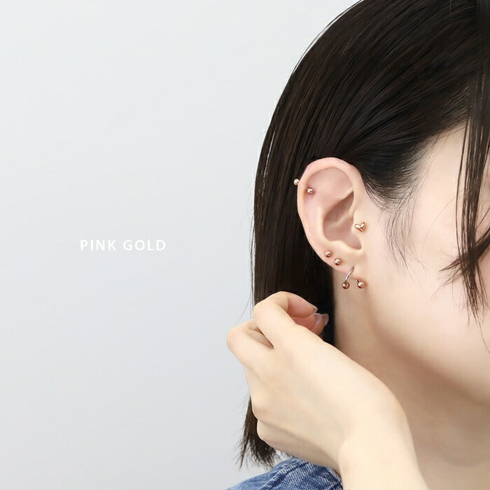 set-bicolor 【スパイラル】 ボディピアス 14G 16G 18G 金属アレルギー対応 金属アレルギー サージカルステンレス つけっぱなし ストレートバーベル レディース スパイラル サーキュラーバーベル 女性 大人 きれい かわいい おしゃれ シンプル シルバー セット 普段使い