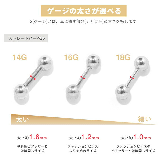 set-t1142-004 【ブルーパール】 ボディピアス キャッチ 18G 16G 14G スパイラルバーベル ラブレット 軟骨ピアス かわいい パールキャッチ シルバー サージカルステンレス 金属アレルギー対応 つけっぱなし ストレートバーベル ラブレットスタッド 片耳用 なんこつぴあす Pierce