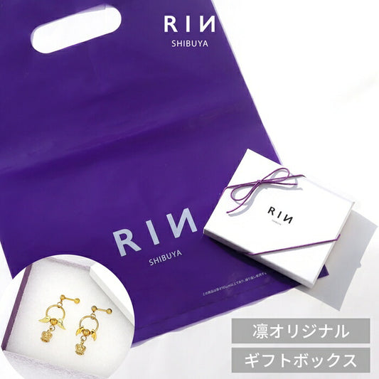 wrapping-box ラッピング 箱 ギフトボックス バッグ付 リボン アクセサリー 指輪 リング ネックレス ピアス プレゼント おしゃれ 上品 レディース 誕生日 クリスマス 母の日 バレンタイン ホワイトデー 入学 卒業 合格 入社 就職 祝い 凛 RIN セット