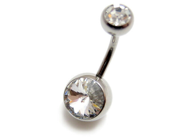 【廃盤】 へそピアス かわいい 14G へそピアス0013 ネイブル シルバーヘソピアス ヘソピ へそぴあす へそぴ ボディピアス ボディーピアス ボディピ ピアス「BP」「HSP」 ボディピ へそピ バナナバーベル バーベルピアス 14ゲージ サージカルステンレス ステンレス カーブドバーベル