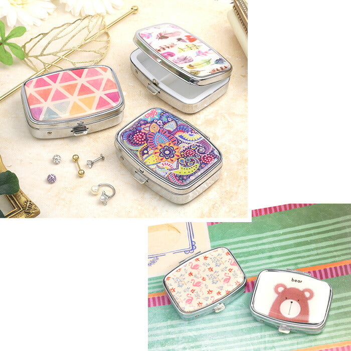 【廃盤】 【全品送料無料】 ピアスケース アクセサリーケース 持ち運び 携帯 ボディピケース ボディピアス ミラー付 便利アイテム