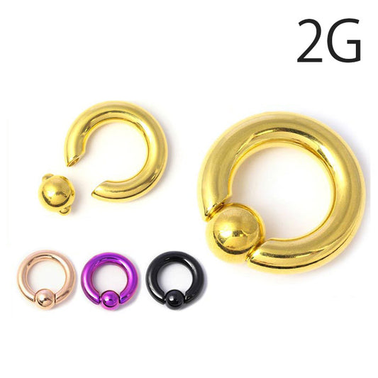 【全品送料無料】 ボディピアス 2G リングピアス キャプティブビーズリング CBR ボディピ ボディーピアス 軟骨ピアス ボディピ ピアス ラージゲージ ステンレス メンズ 大きめ 太め