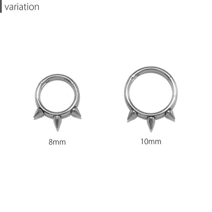 【全品送料無料】  ボディピアス 16G 軟骨ピアス ステンレスピアス スパイク とげ トゲ  サージカルステンレス 金属アレルギー対応 つけっぱなし シルバー メンズ メンズピアス メンズ スタイリッシュ 片耳用 耳たぶ 軟骨用