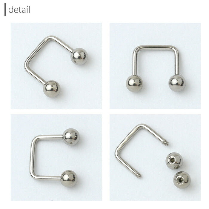 【全品送料無料】 ボディピアス 16G 軟骨ピアス サーフェイス バーベル サージカルステンレス ステンレス 金属アレルギー 対応 ボディーピアス ボール シルバー ボディピ 16ゲージ 耳 ロブ ヘリックス 凛