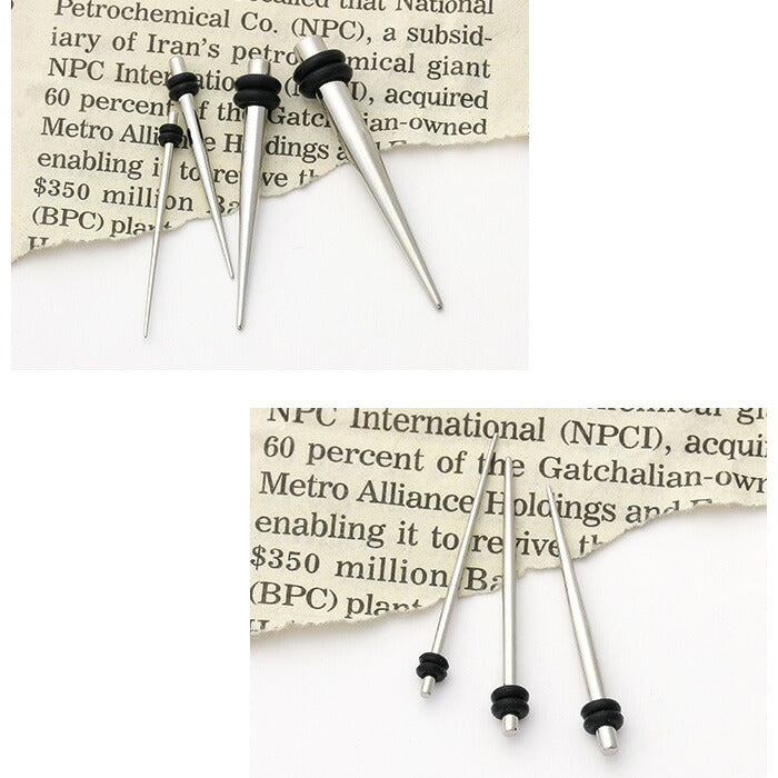 【全品送料無料】 10G 拡張器 エキスパンダー シルバーピアス ボディピアス ニードル ボディーピアス ボディピ ピアス ラージゲージ「BP」