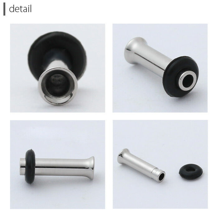 【全品送料無料】 10G シングルフレアアイレット シルバー ボディピアス ボディーピアス ボディピ ピアス ラージゲージ 拡張 プラグ ホールトゥ