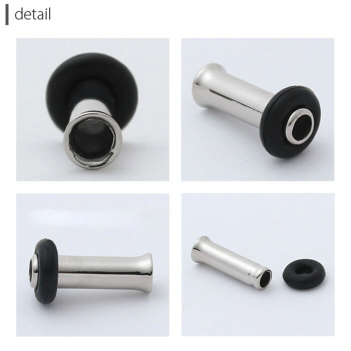 【全品送料無料】 8G シングルフレアアイレット シルバー ボディピアス ボディーピアス ボディピ ピアス ラージゲージ 拡張 プラグ ホールトゥ