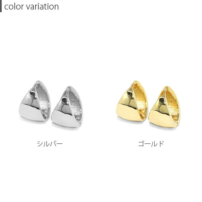 fp-044 ピアス 18k 18金 金属アレルギー フープ キャッチレス つっけぱなし ムーンピアス ニッケルフリー 18kコーティング レディース リングピアス セカンドピアス ワンタッチ シンプル シルバー ゴールド かわいい ロジウムコーティング 上品 耳たぶ 【両耳用・2個売り】
