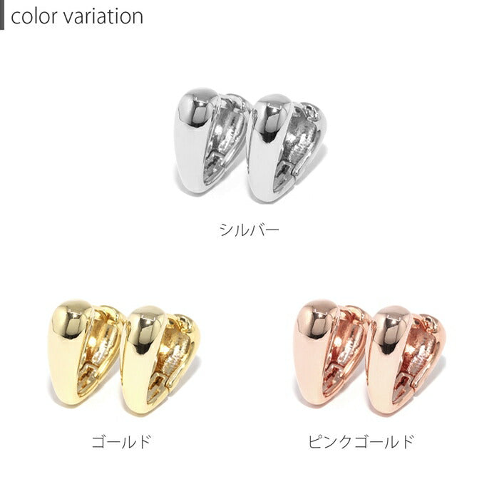 fp-088 ピアス 金属アレルギー V字 ドロップ ドロップピアス キャッチレス フープピアス リングピアス 18k 18金 18kコーティング レディース セカンドピアス シンプル ワンタッチピアス シルバー ゴールド ピンクゴールド かわいい 上品 耳たぶ 【両耳用・2個売り】