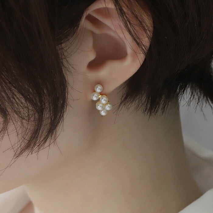 【廃盤】 fp-119 ピアス 16kコーティング 金属アレルギー 金属アレルギー対応 シルバー ゴールド ボールピアス パール ボール レディース 普段使い チタンピアス おしゃれ かわいい シンプル 上品 きれいめ カジュアル 耳たぶ セット 【両耳用・2個売り】