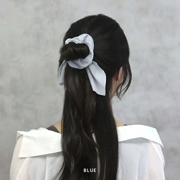 ha-004 ヘアゴム シュシュ ヘアアクセサリー ヘアアクセ ヘアケア リボン 髪留めゴム 髪留め おしゃれ ポニーテール レディース 高級 大人 子供 キッズ からまない アイボリー ベージュ ブルー グレー ブラック ファッション雑貨 結婚式 入学式 卒業式