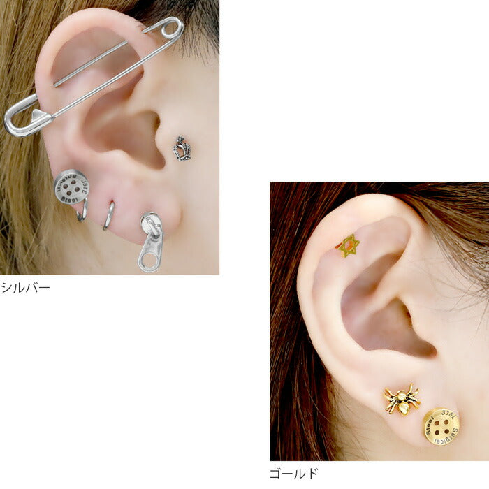 【全品送料無料】 ボディピアス 16G 軟骨 ピアス ボタン ぼたん 釦 ストレートバーベル ボディ ボディーピアス ボディピ ストレート バーベル シルバー ゴールド 個性 おしゃれ かわいい 16ゲージ へリックス 軟骨0697 「BP」 「NAN」