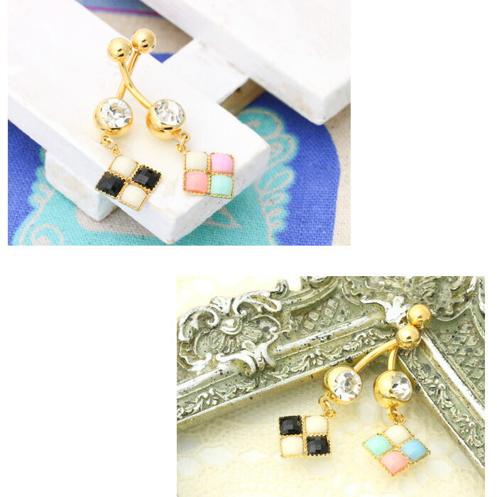 【廃盤】 へそピアス かわいい 14G 18G へそピアス0418 パステル ネイブル ボディピアス ボディピ 「BP」「HSP」  ボディーピアス ピアス ボディ へそピ へそぴ ヘソピアス 専門店 凛 14ゲージ おしゃれ アクセサリー