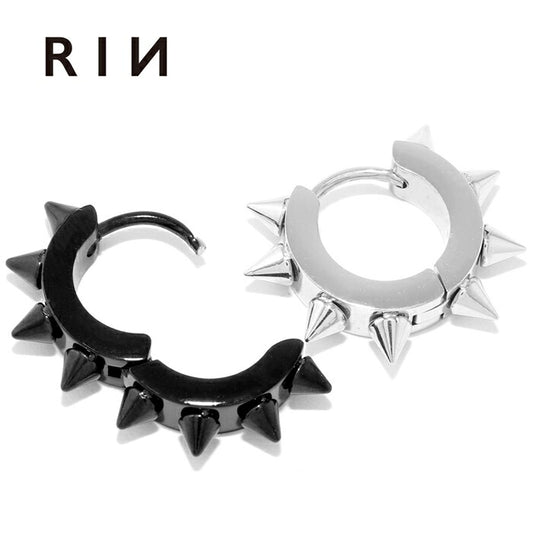 【全品送料無料】 ステンレスピアス ボディピアス 軟骨ピアス スパイク とげ トゲ ヘリックス サージカルステンレス 金属アレルギー対応 つけっぱなし シルバー ブラック メンズ ファーストピアス セカンドピアス メンズピアス メンズ スタイリッシュ 片耳用