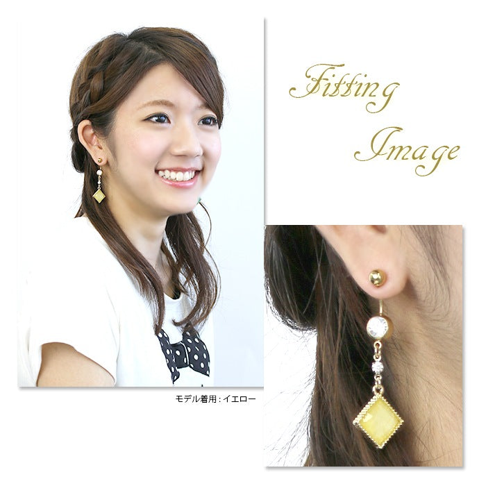 【廃盤】 へそピアス かわいい 14G 18G へそピアス0426 スクエアー ストーン ネイブル ヘソピアス ヘソピ ボディピス ボディーピアス ボディピ「BP」「HSP」